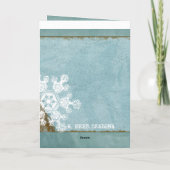 暖かい冬の願い シーズンカード (裏面)