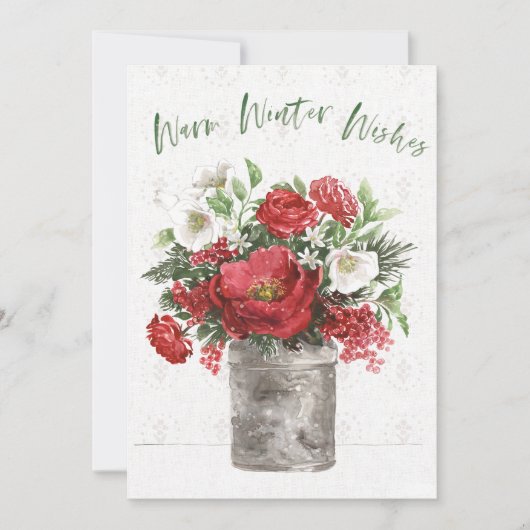 暖かい冬の願い シーズンカード (正面)