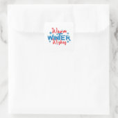 暖かい冬の願い スクエアシール (バッグ)