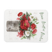 暖かい冬の願い マグネット (横)