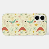 暖かい原子ブーメランダイヤモンドミッドパタモダンーン Case-Mate iPhoneケース (裏面 (横))