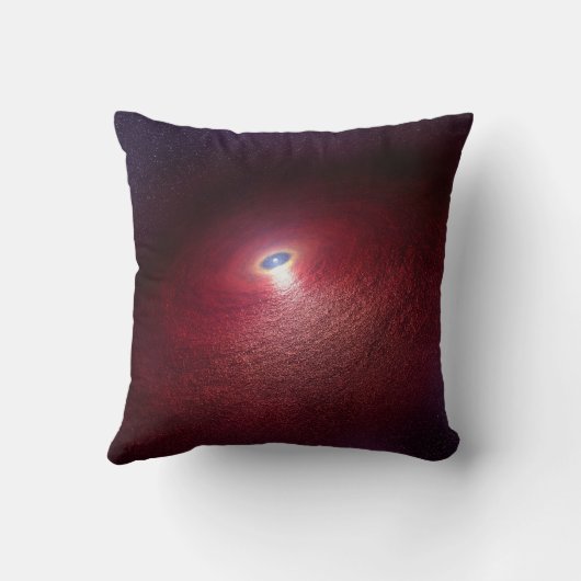 暖かい塵の円盤を持つ中性子星。 クッション (裏面)