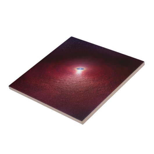 暖かい塵の円盤を持つ中性子星。 タイル (側面)