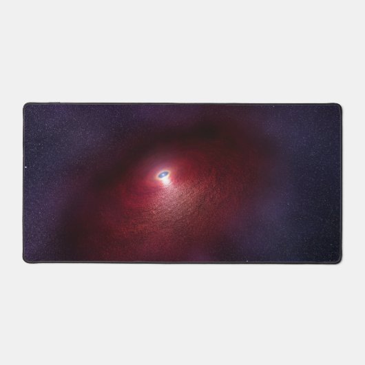 暖かい塵の円盤を持つ中性子星。 デスクマット (正面)