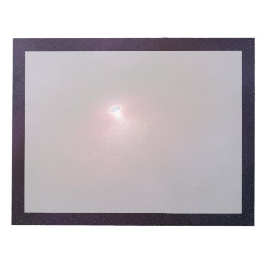 暖かい塵の円盤を持つ中性子星。 ノートパッド (正面)