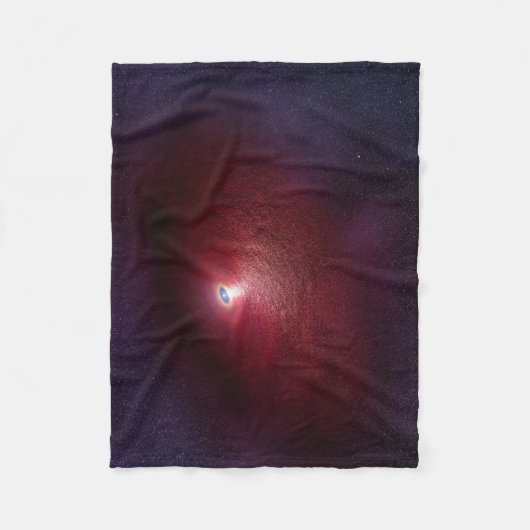 暖かい塵の円盤を持つ中性子星。 フリースブランケット (正面)