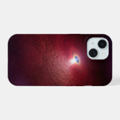 暖かい塵の円盤を持つ中性子星。 iPhone 15ケース (裏面横)