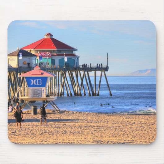 暖かい夏の朝 マウスパッド (正面)