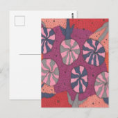 暖かい夏感じの ポストカード (正面/裏面)