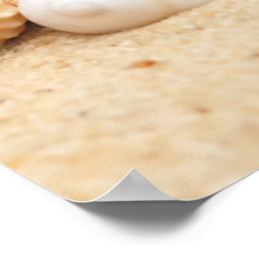 暖かい天気のクリスマス ポスター (角)