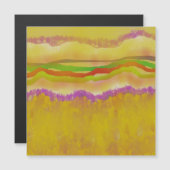 暖かい太陽とコーンアートデザイン抽象芸術はがき (正面/裏面)