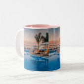 暖かい始まり ツートーンマグカップ (正面左)