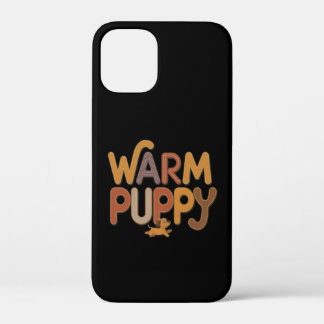 暖かい子犬 iPhone 12 MINI ケース