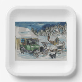 暖かい席 ペーパープレート