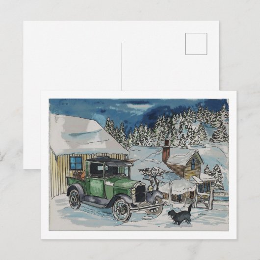 暖かい席 ポストカード (正面/裏面)