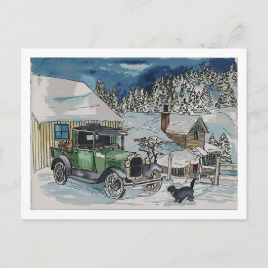 暖かい席 ポストカード (正面)