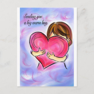 暖かい抱擁を送る。 ポストカード