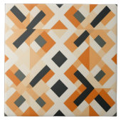 暖かい抱擁アプリコットグラデーション調和 タイル (正面)