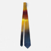 暖かい抽象芸術ウォーターカラーアートアートシンプルクリーン ネクタイ (裏面)