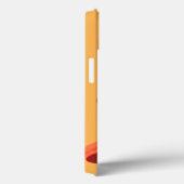 暖かい抽象芸術トリプルリングや輪・ミニマルモダンリスト Case-Mate iPhoneケース (裏面 / 右)