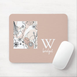 暖かい抽象芸術ボホミニマルスタイル マウスパッド