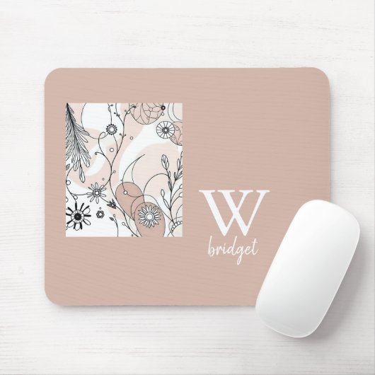 暖かい抽象芸術ボホミニマルスタイル マウスパッド (マウス)