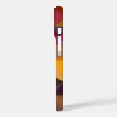 暖かい抽象芸術三角形パターン Case-Mate iPhoneケース (裏面 / 左)