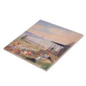 暖かい日のビーチ タイル (側面)