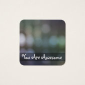 暖かい明るいパターン(の模様が)あるライト、《写真》ぼけ味フォトメッセージ (正面)