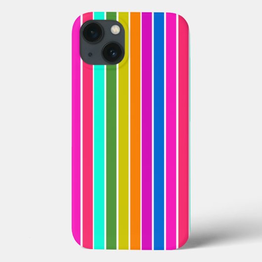 暖かい春ストライプ Case-Mate iPhoneケース (裏面)