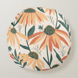 暖かい春円枕 ラウンドクッション