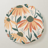 暖かい春円枕 ラウンドクッション (裏面)