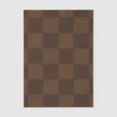 暖かい時間のない豊かな茶色と濃い茶色自然 薄葉紙 (正面)