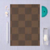 暖かい時間のない豊かな茶色と濃い茶色自然 薄葉紙 (クラフト)