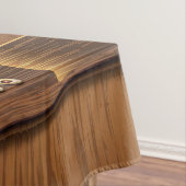 暖かい木製のアコースティックギターのテーブルクロス テーブルクロス (インサイチュ)