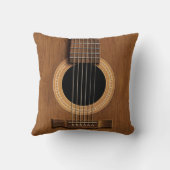 暖かい木製のアコースティックギター クッション (裏面)