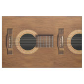 暖かい木製のアコースティックギター ファブリック (ファットクウォーター)