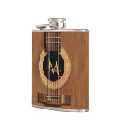 暖かい木製のアコースティックギター フラスク (左)