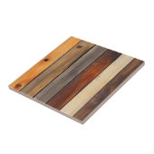 暖かい木製ボードパターン タイル (側面)