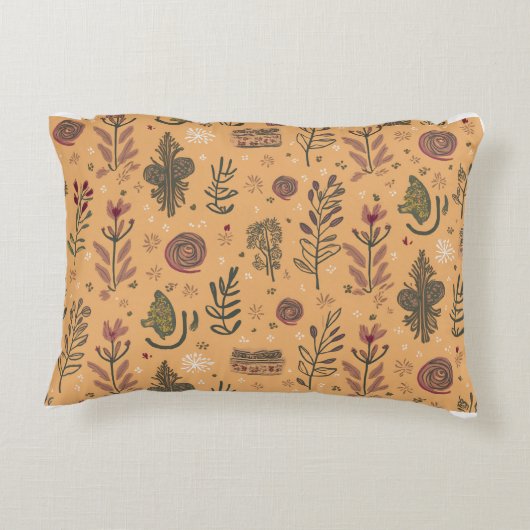 暖かい枕クッション アクセントクッション (裏面)