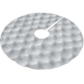 暖かい柔らかいグレーのフェイクビロード ブラッシュドポリエステルツリースカート (アングル)