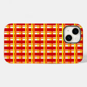 暖かい格子縞 Case-Mate iPhoneケース (裏面 (横))