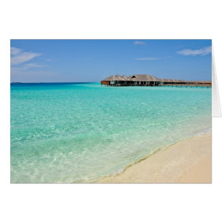 暖かい歓迎。 モルディブ