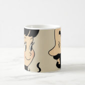 暖かい瞬間：コーヒーつながり コーヒーマグカップ (中央)