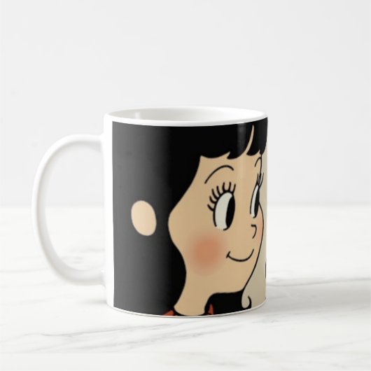 暖かい瞬間：コーヒーつながり コーヒーマグカップ (左)