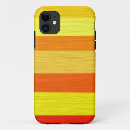 暖かい秋のストライプ Case-Mate iPhoneケース (裏面)