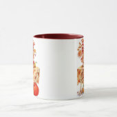 暖かい秋の収穫表の静止ライフ マグカップ (中央)