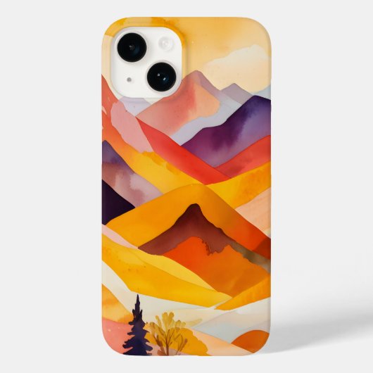 暖かい秋の山 Case-Mate iPhoneケース (裏面)