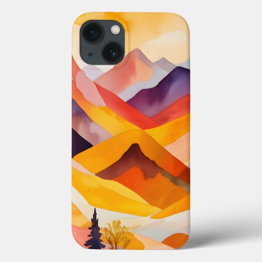 暖かい秋の山 Case-Mate iPhoneケース (裏面)