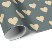 暖かい秋の美的パターン、秋の居心地の良い雰囲気 ラッピングペーパー (ロールコーナー)